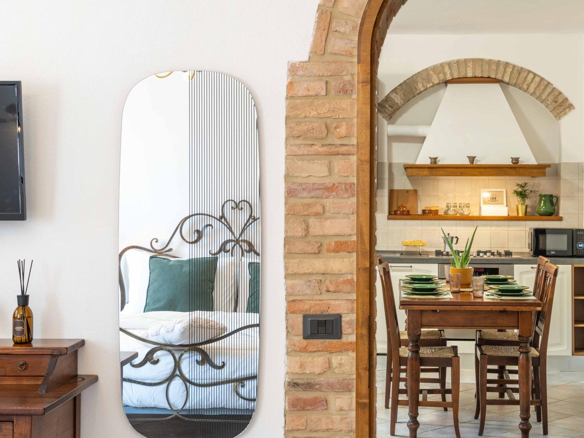 Casa Serena - Appartamento A San Gimignano Bagian luar foto