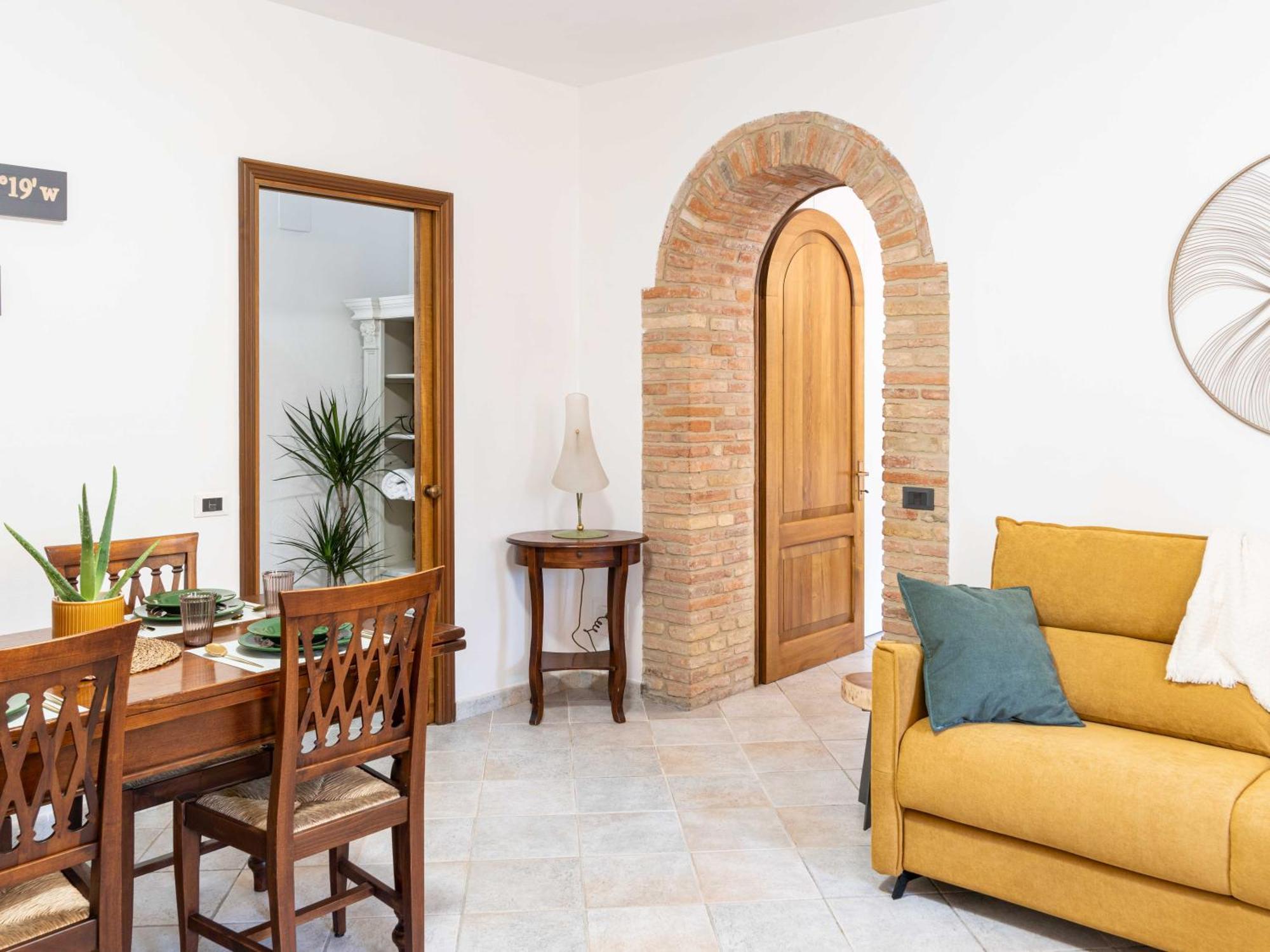 Casa Serena - Appartamento A San Gimignano Bagian luar foto
